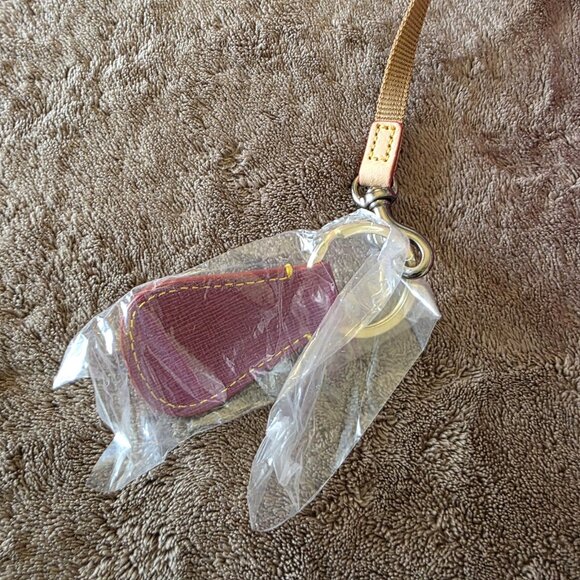 Dooney & Bourke Maddie Violet Quartz Shoulder Bag Saffiano Canvas Leather NWT - Picture 14 of 16